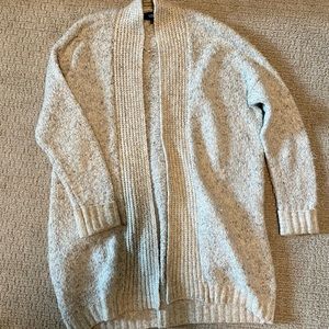 Light Grey Cashmere Cardigsn Sweater, LINE Brand, Size XS, Excellent Condition